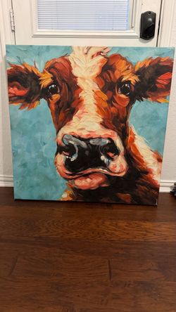 Cow painting from Pier 1 Imports