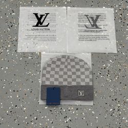 Grey LV Beanie *BEST OFFER *