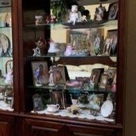 Henredon (now called Drexel) Glass curio / shelf / bookcase / cabinet