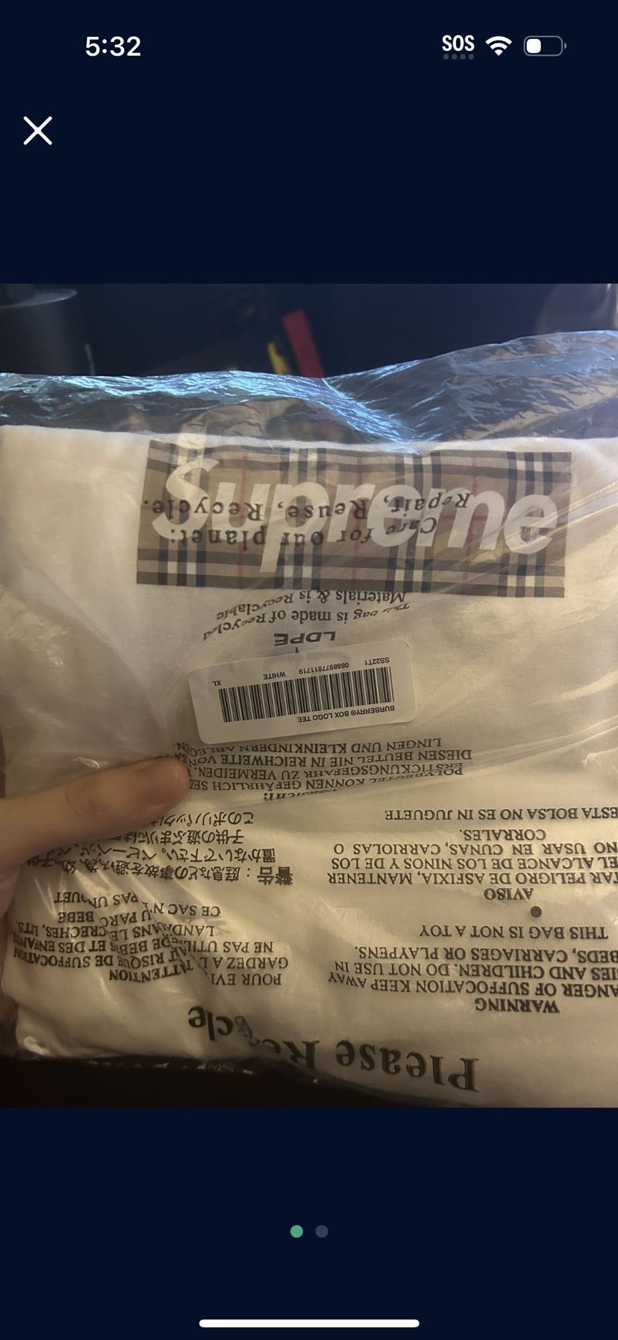 Supreme X Burberry