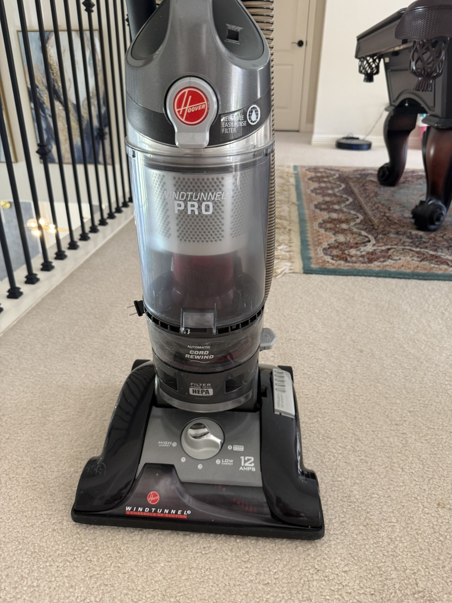 Hoover - WindTunnel Cord Rewind Pro Upright Vacuum