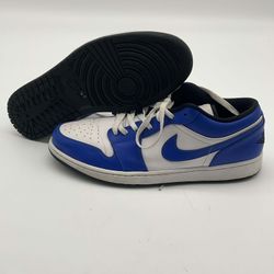 Nike Air Jordan 1 Low Game Royal Blue/White Size13 - 553558-124