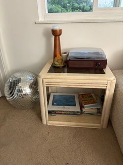 Ivory side table