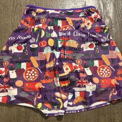 Bolder Athletic Wear Swing Skirt - Epcot Around The World Size Small