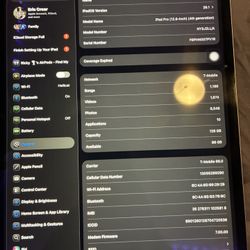 iPad 12.9 Pro 128gb WiFi+cellular Unlocked