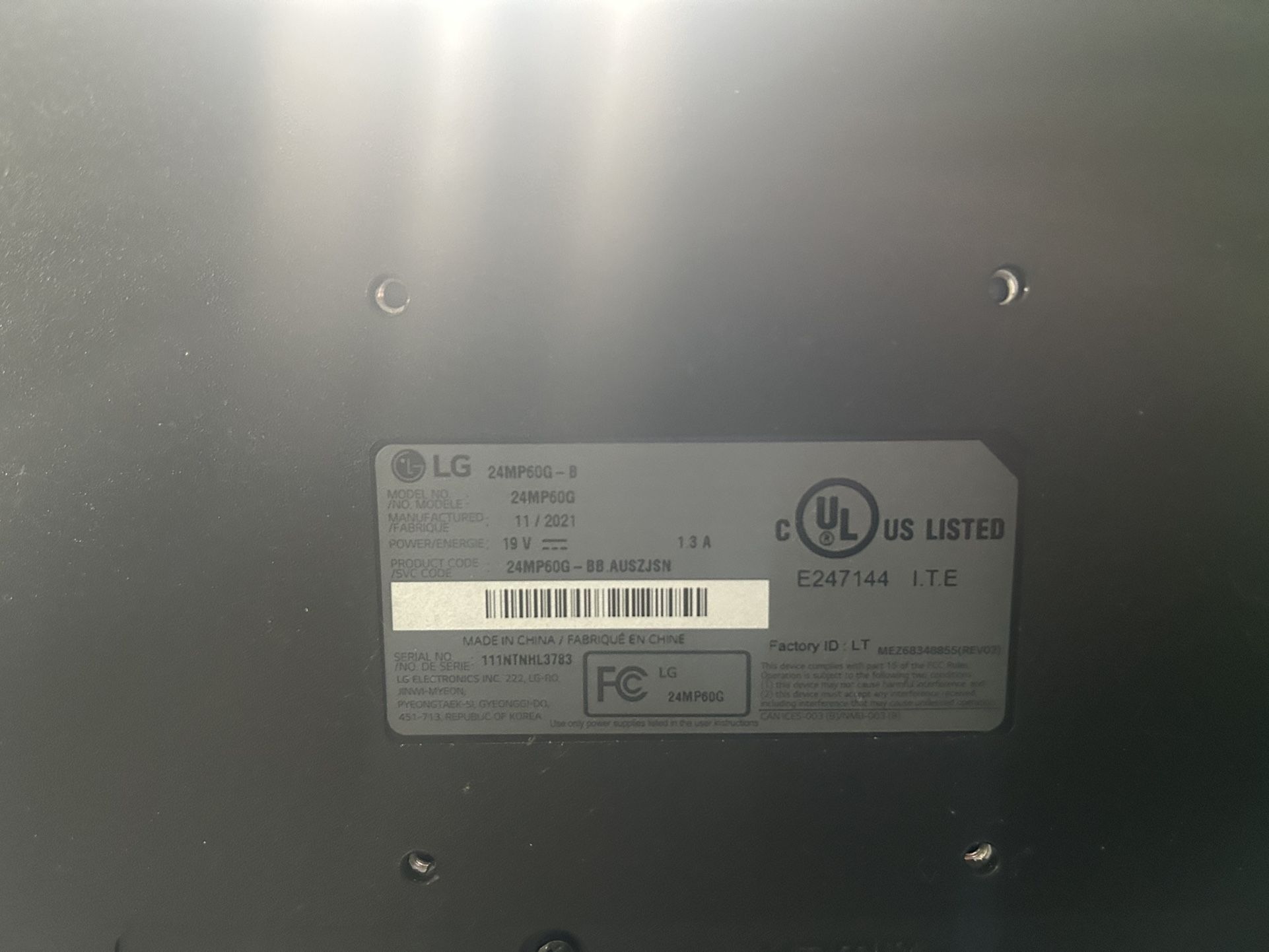 Computer monitor no cord