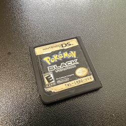 Authentic Pokemon Black DS Game Cartridge 