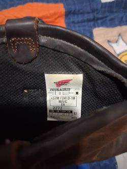 Red wing work boots