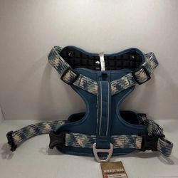 Dog Harness Blue/Green Quick-Dry by Arcadia Trail XXL Reflective Padded