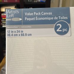 White Canvas 2 Pack