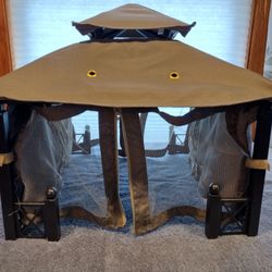 Screened Gazebo 17"L  X 17"W X 10"H