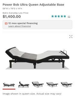 Ultra Queen Adjustable Bed Base
