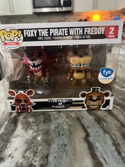 Foxy the Pirate with Freddy FYE Exclusive 2-pack Funko Pop! (Minor scratch on top)