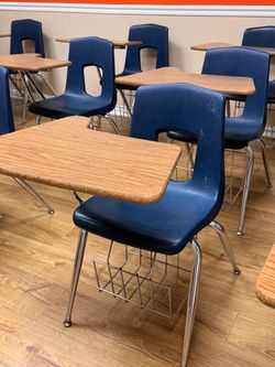 15 School Desk Chairs – Good Condition – $50 Each