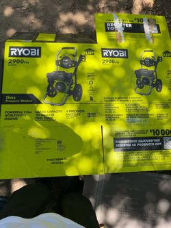 2900 psi pressure washer ryobi