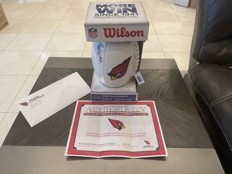 #32 Buddha Baker Signed Football with Certificate of Authenticity