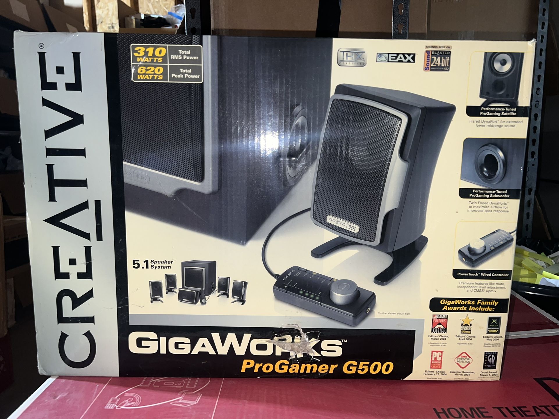 Creative Gigaworks ProGamer G500 New 5.1 Speaker System