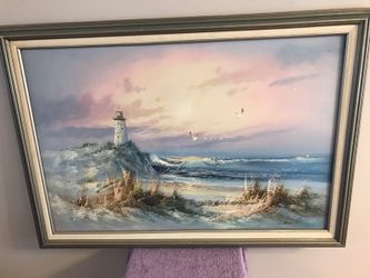 Lighthouse oil Painting