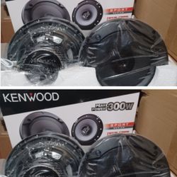 2x Pairs Of Kenwood 6½" Speakers 