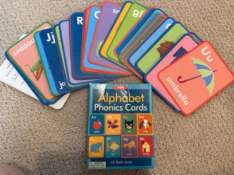 Alphabet Phonics Cards （Free with any purchase）
