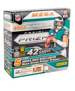 2024 Panini Prizm Football Trading Cards Mega Box