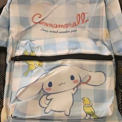 Cinnamoroll backpack and lunch bag$12