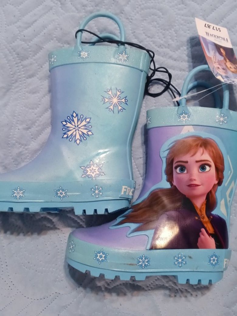 NWT Disney Frozen Rain Boots
