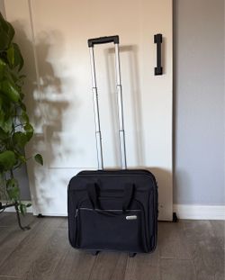 Black Rolling Carry-On Luggage Bag
