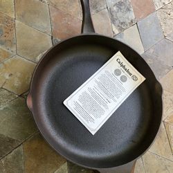 CALPHALON 12” Cast Iron Skillet “NEW “never used!