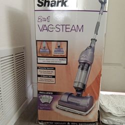 Shark 2 in 1 vac then steam.