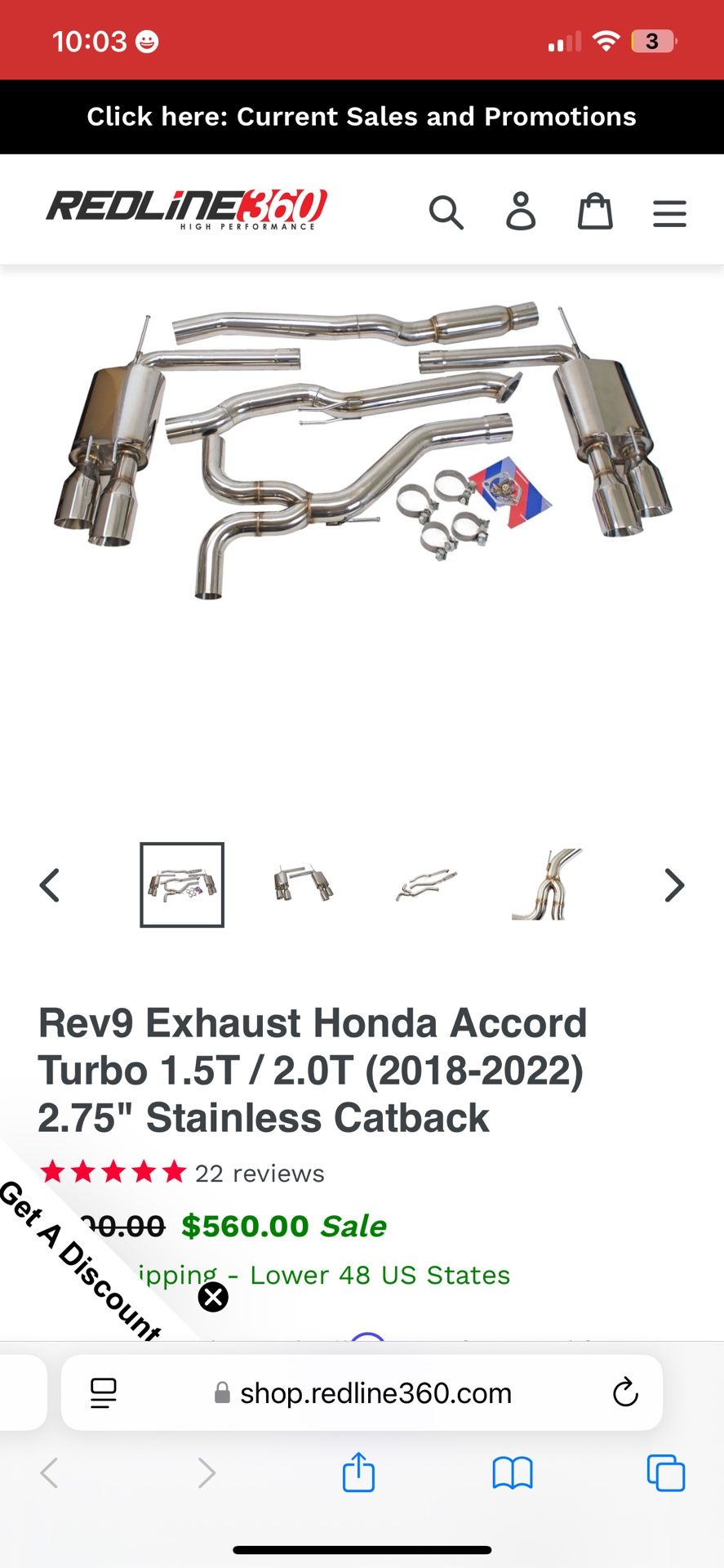 Honda Exhaust