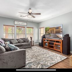 Large Sectional Plush Couch