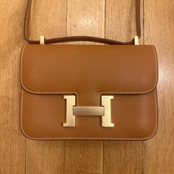 Hermes Leather Shoulder Bag