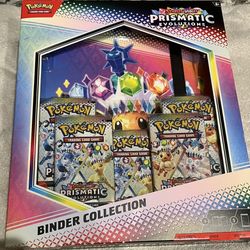 2025  POKEMON PRISMATIC EVOLUTIONS BINDER COLLECTION 