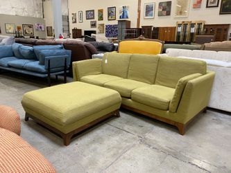 Modern Ceni Style Spring Grass Sofa and Ottoman