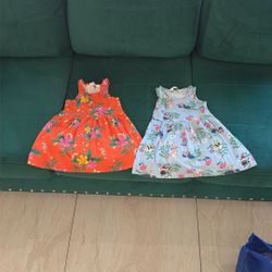 2 Dress For $5. Size 2/3 Toddler 
