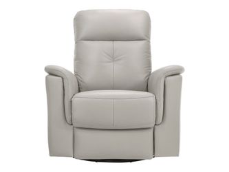 Bristow Silver Swivel Glider Reclining Chair