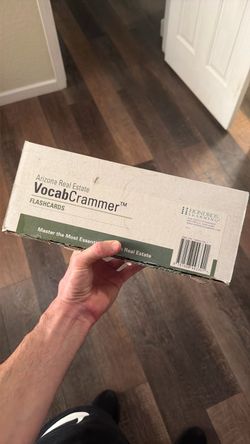Arizona Real Estate vocab, crammer flashcards