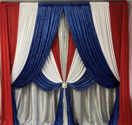 💖Curtains Backdrop For Sale Any Color Any Time 💖