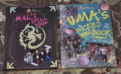 Mal’s Spell Book And Uma’s Wicked Book From Descendants 