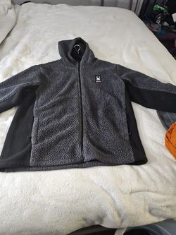 Spider Winter Hoodie Size Extra Large Gray And Black In Color
