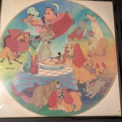 DISNEY'S LADY AND THE TRAMP MOVIE SOUNDTRACK PICTURE DISC