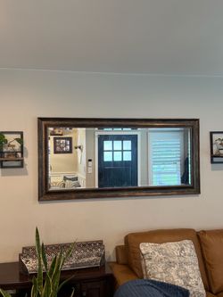 Large rectangular mirror