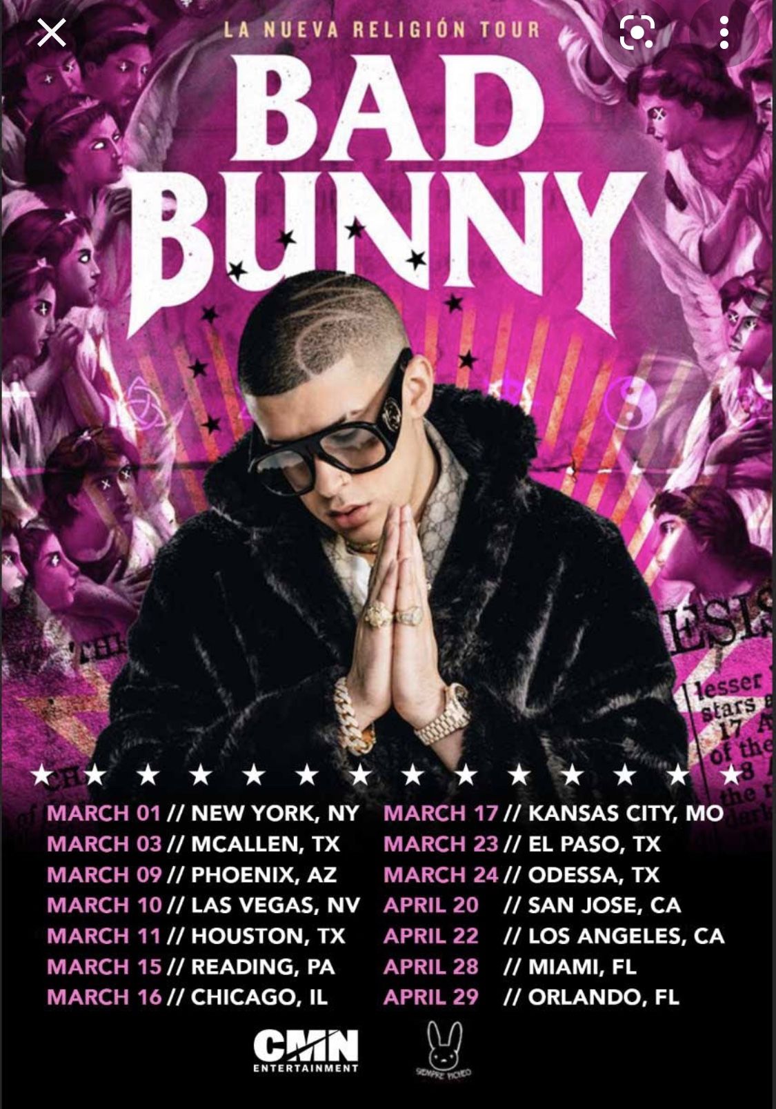 Rosemont Bad Bunny Tickets (March 2022)