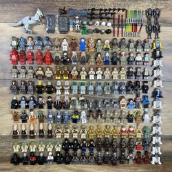 LEGO Star Wars Minifigure Lot W/ Boba Fett, Jango Fett, Darth Vader, Yoda