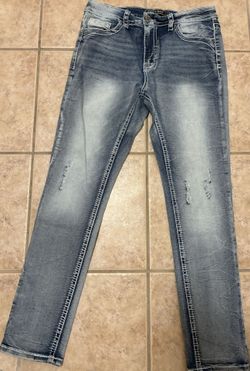 Men Jeans Straight 34x32