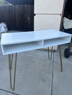 White desk