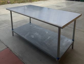 2 Industrial Kitchen Prep Tables