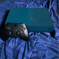 Xbox One S Deep Blue 500 GBs And An Xbox x/s Controller 