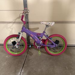 Trolls Kids Bike 14” – Bright Pink/Purple – Great Condition